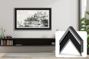 Argent Antique et Noir - BOÎTE OUVERTE
