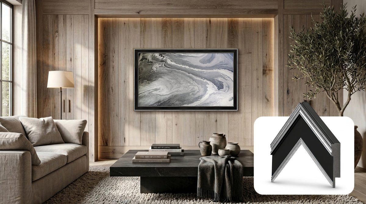 Antique Silver & Black