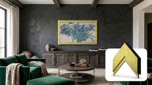 Deco TV Frames Samsung the Frame TV Contemporary Gold