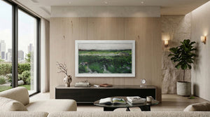 Deco TV Frames Samsung the Frame TV Contemporary Silver