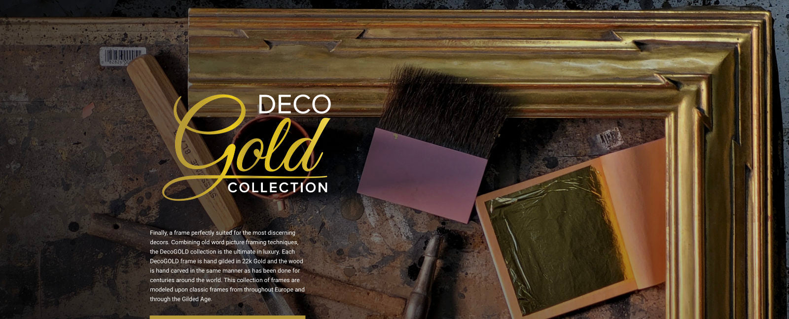 Deco Gold Banner
