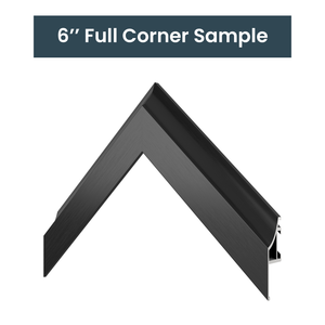 MUESTRA - Aleación negra anodizada - Perfil: Scoop