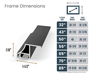 Negro anodizado - Bisel de marco Samsung redondo de aleación