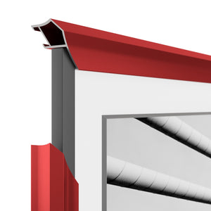 Candy Apple Red - Lunette de cadre Samsung prismatique en alliage