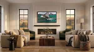 samsung the frame anodized black alloy frame