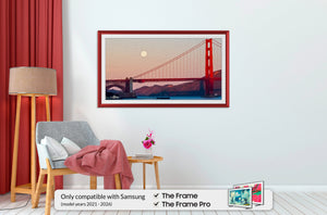 Candy Apple Red - Bisel de marco Samsung prismático de aleación