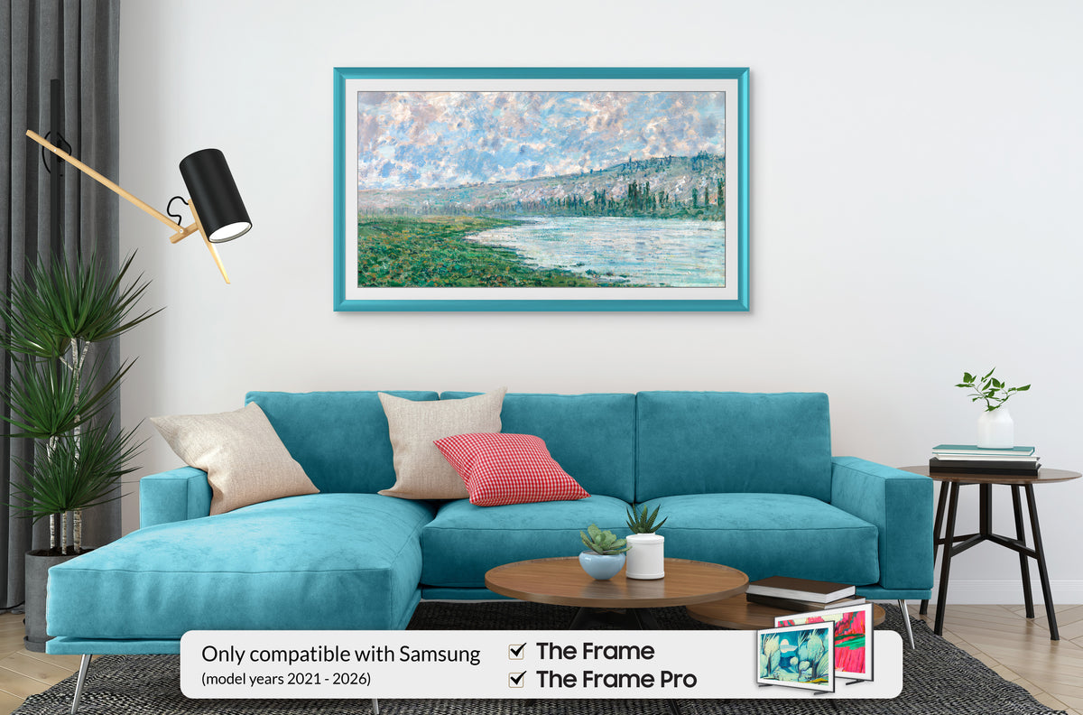 Caribbean Turquoise - Alloy Prismatic Samsung Frame TV Bezel