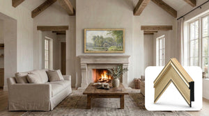 Deco TV Frames Samsung the Frame TV Champagne