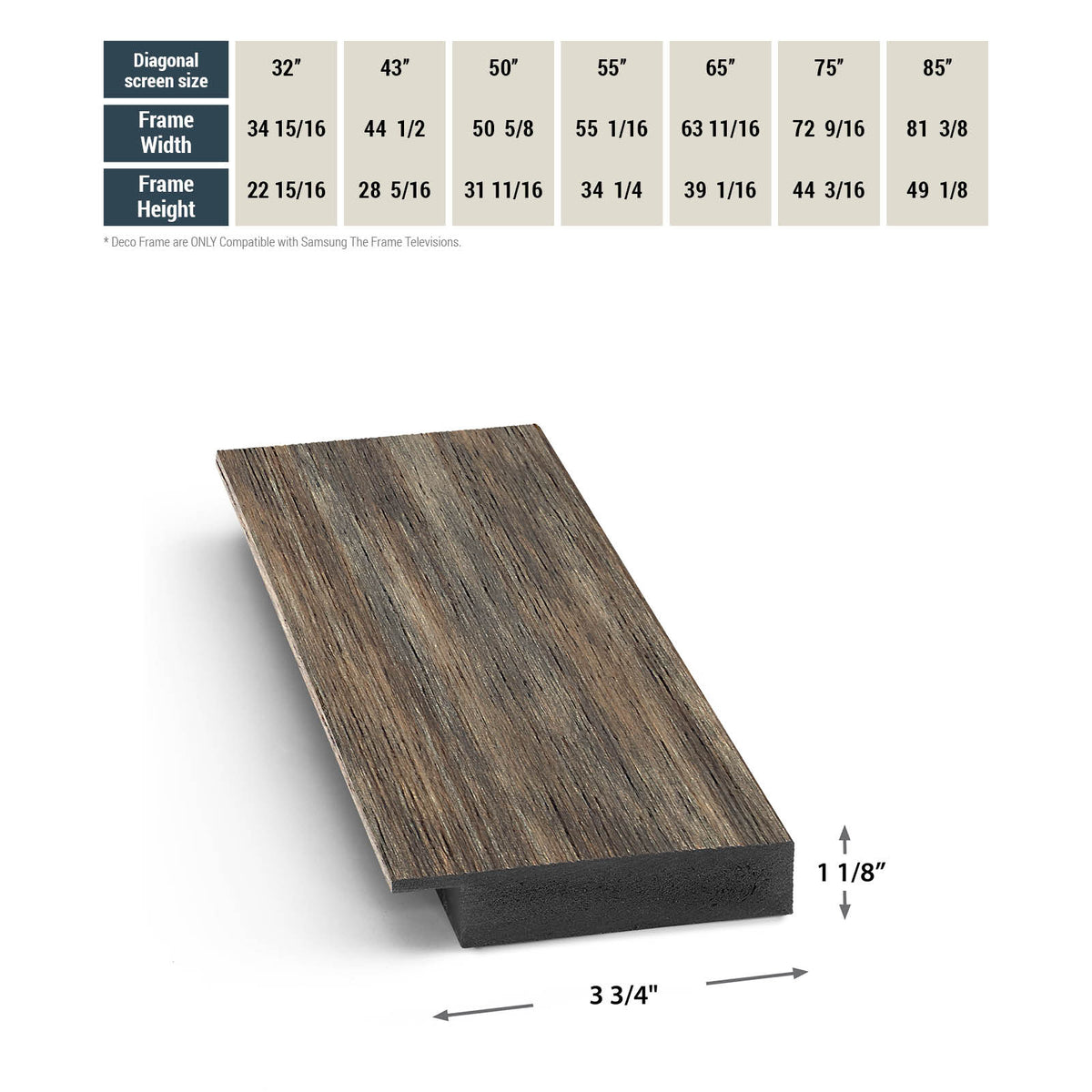 Distressed Barnwood - OPEN BOX