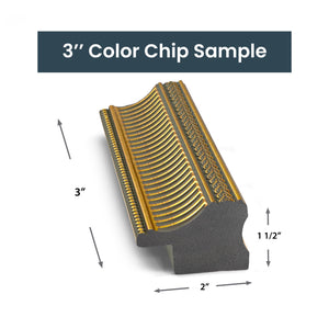 ÉCHANTILLON - Alliage Or Pâle - Profil : Scoop