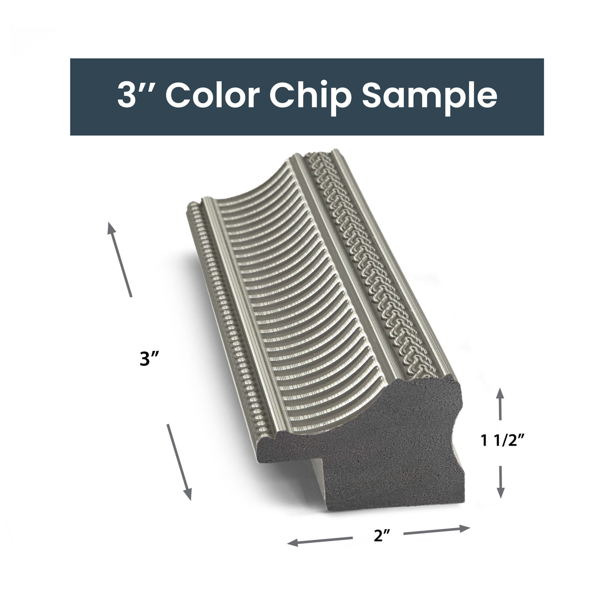 ÉCHANTILLON - Alliage Or Pâle - Profil : Scoop