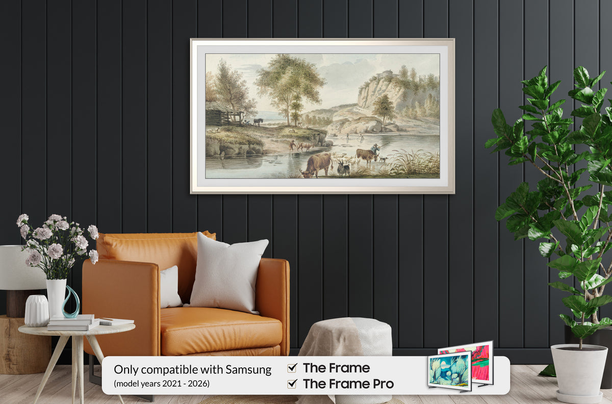 Argent allemand - Lunette de cadre Samsung Scoop en alliage