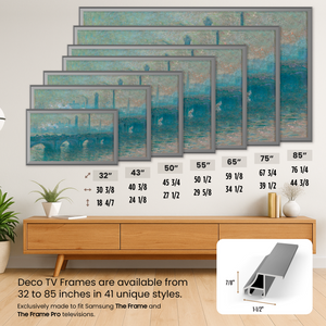 samsung the frame graphite alloy scoop frame