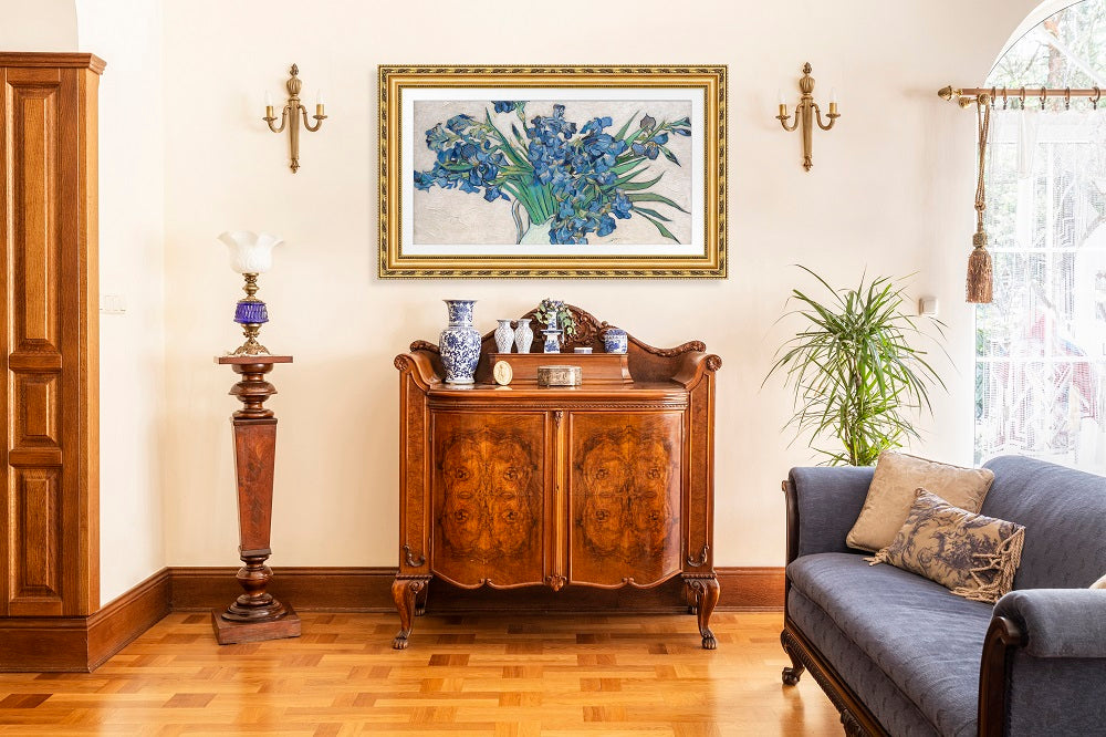 Deco TV Frames Samsung the Frame TV Ornate Gold