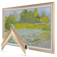 Oro pálido - Bisel de marco Samsung prismático de aleación