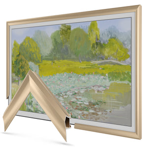 Pale Gold - Alloy Prismatic Samsung Frame TV Bezel