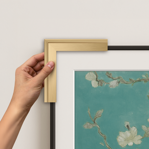 Pale Gold - Alloy Scoop Samsung Frame TV Bezel