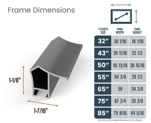 Graphite - Lunette de cadre Samsung prismatique en alliage