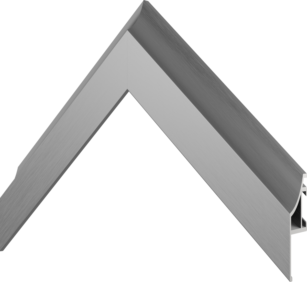 Grafito - Bisel de marco Samsung con forma de pala de aleación