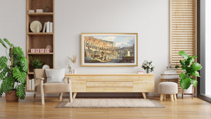 Oro pálido - Bisel de marco Samsung redondo de aleación