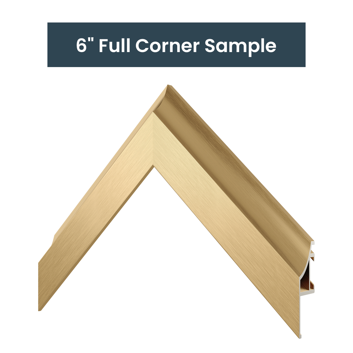 MUESTRA - Aleación de oro pálido - Perfil: Scoop