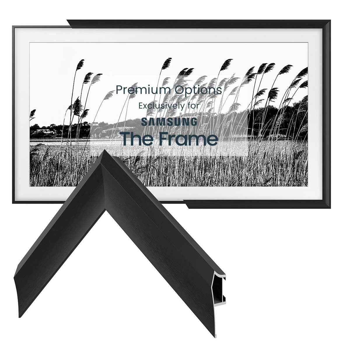 samsung the frame anodized black alloy frame