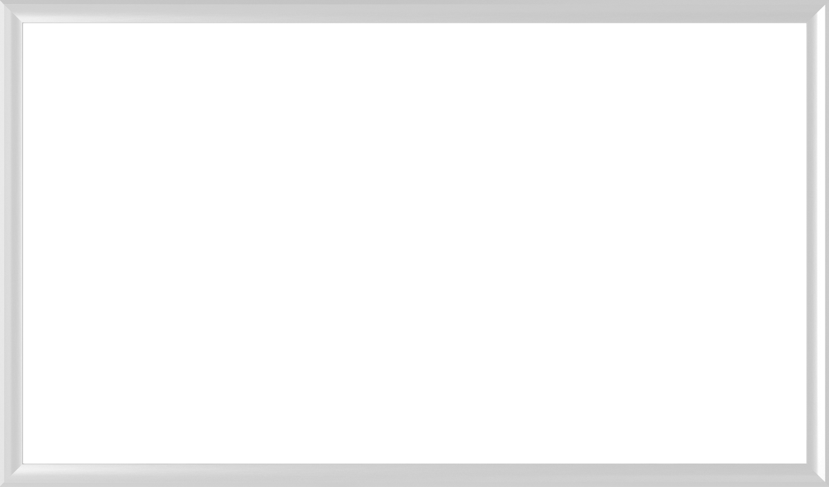 Blanc pur - Lunette de cadre Samsung prismatique en alliage