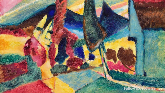 Paysage aux deux peupliers (1912)