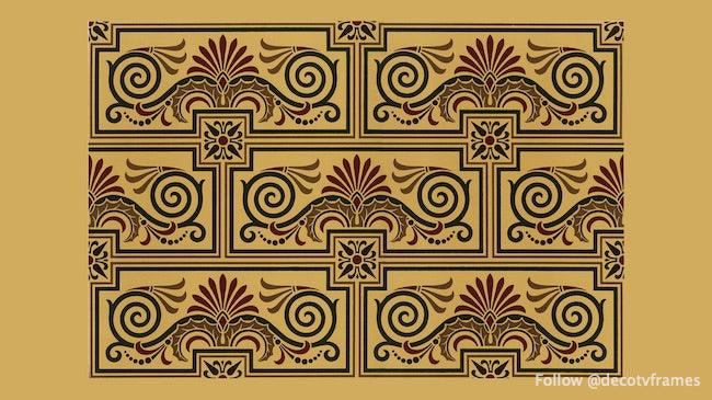 Modèle grec de The Practical Decorator and Ornamentist (1892)