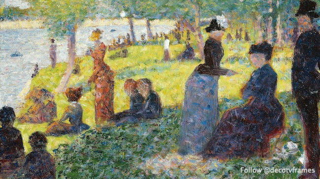Oil Sketch for â€œLa Grande Jatteâ€ (1884)