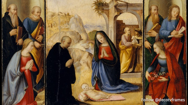 The Nativity with Saints