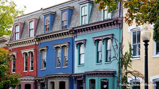 Row houses located near intersection of 5th Street and Independence Avenue, SE, Washington, D.C