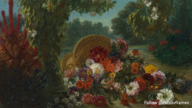 Panier de fleurs 1848–49 