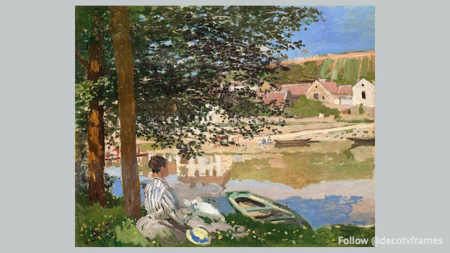 On the Bank of the Seine, Bennecourt (1868)