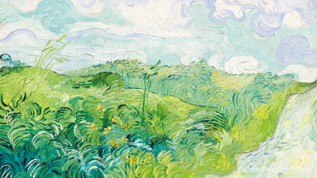 Green Wheat Fields, Auvers (1890)