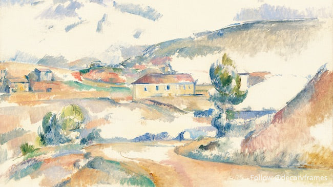 Montagne Sainte-Victoire, près de Gardanne (vers 1887) 