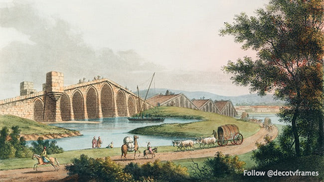 Ponte grande tiré de Vues dans les dominions ottomans, en Europe, en Asie et dans certaines îles de la Méditerranée (1810) 