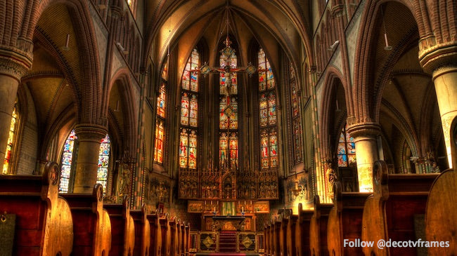 Brown Cathedral Interior