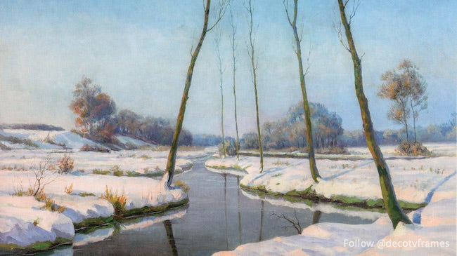 Paysage enneigé 
