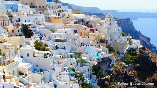 Santorinni Grecia durante el día 