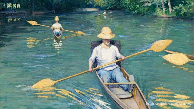 Skiffs on the Yerres