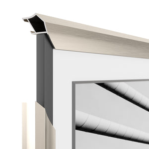 Argent allemand - Lunette de cadre Samsung prismatique en alliage